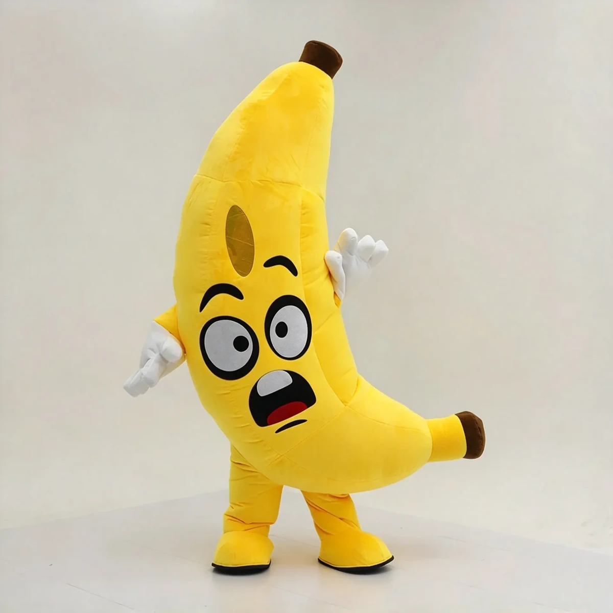 Funny Banana Mascot — inflatable mascot costume, factory photo