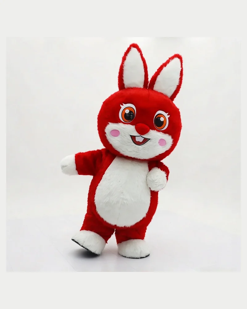 Red Rabbit Mascot