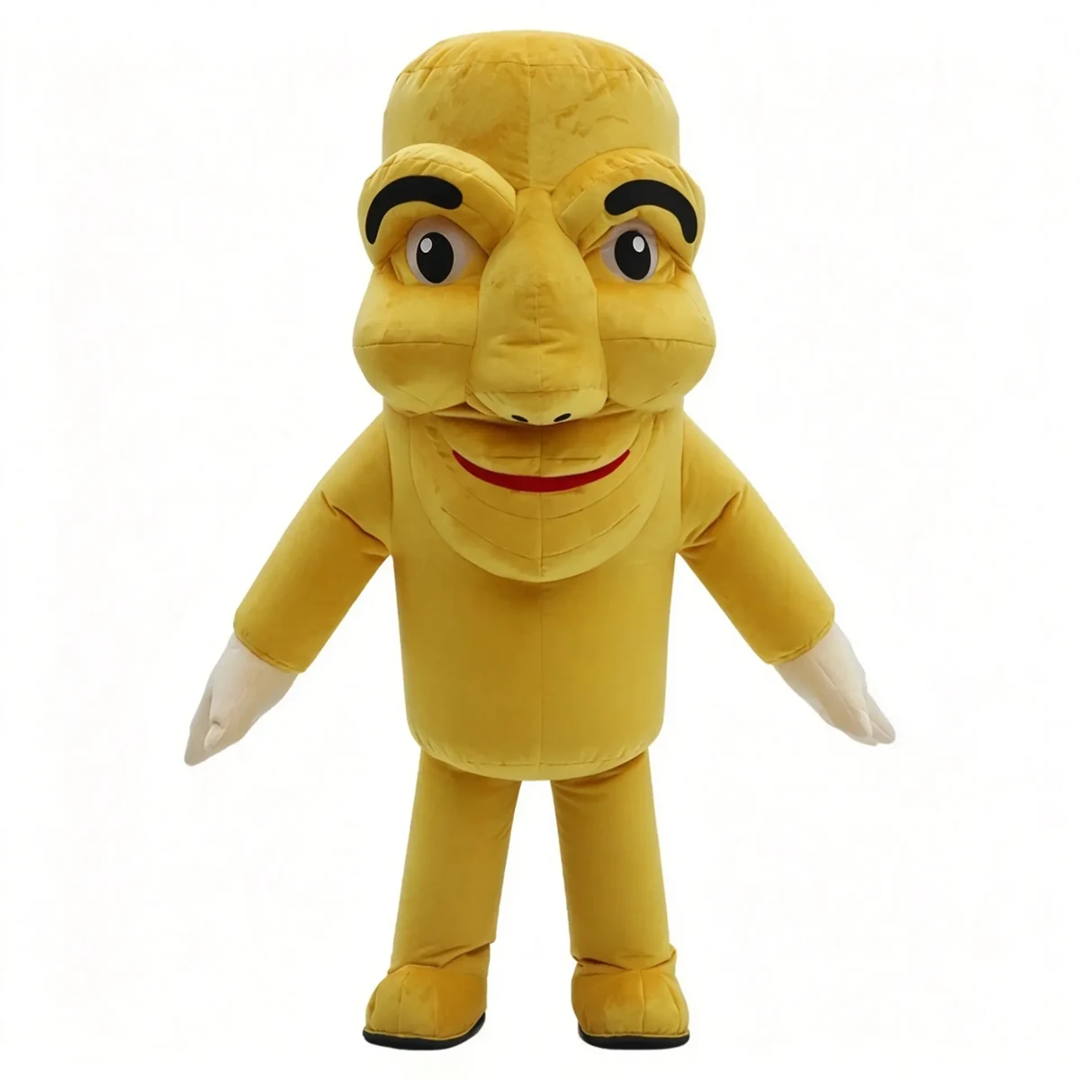 Yellow Big Nose Character Mascot — inflatable mascot costume, factory photo