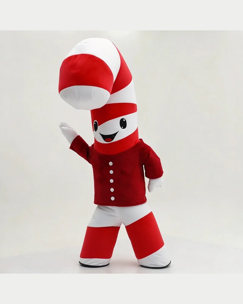 Candy Cane Character Mascot