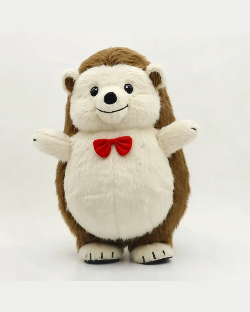 Brown Hedgehog Mascot