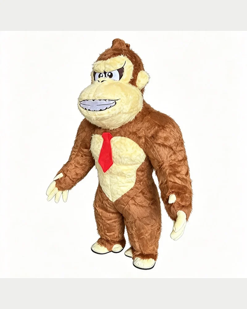 Brown Tie Ape Mascot