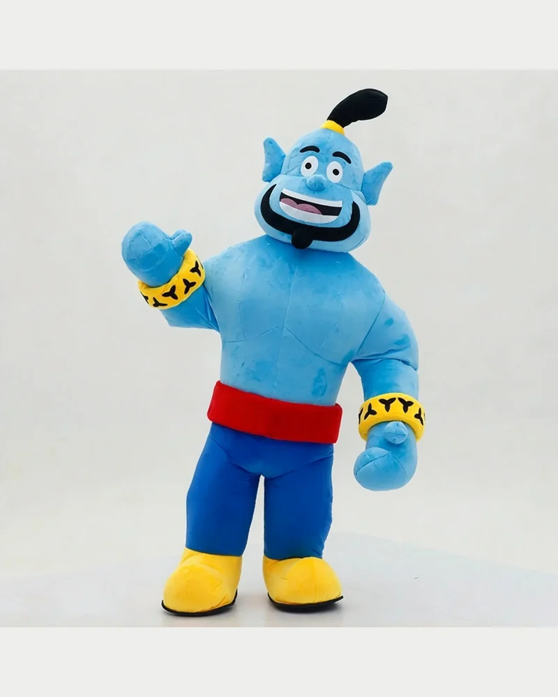 Blue Genie Mascot