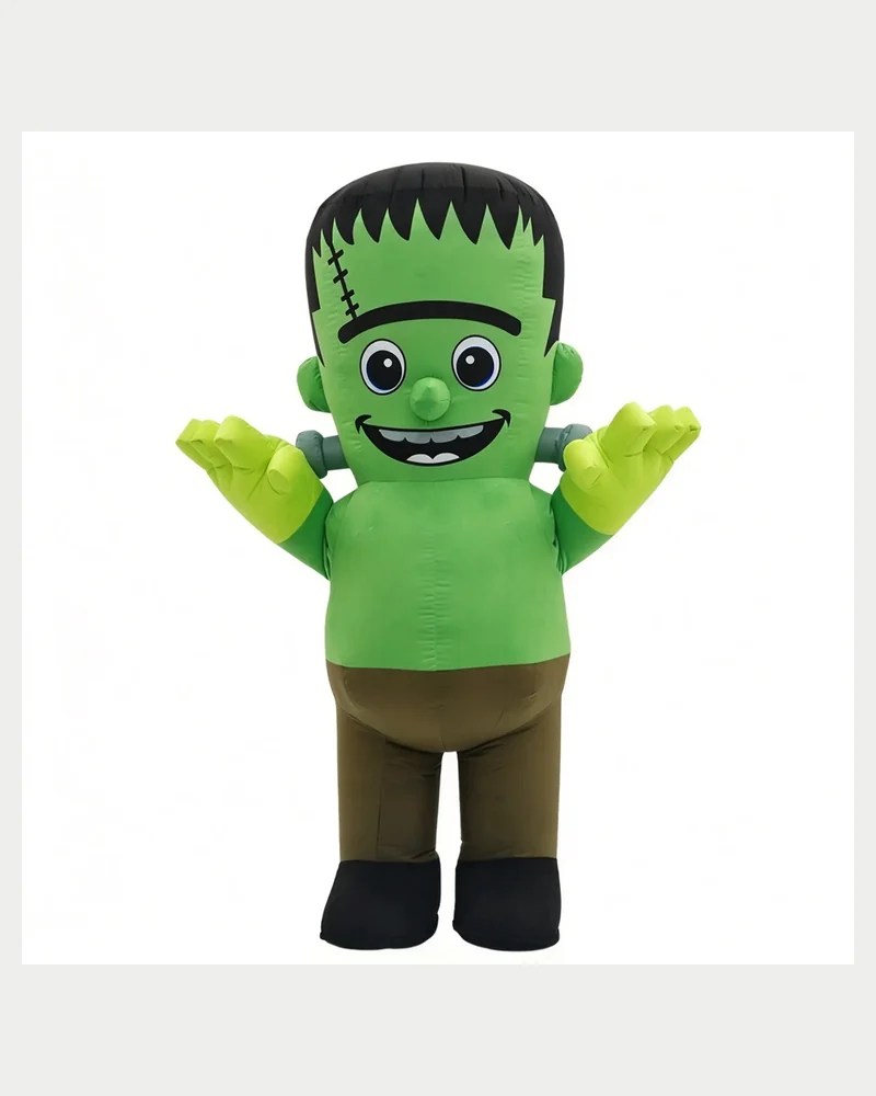Green Lab Monster Mascot