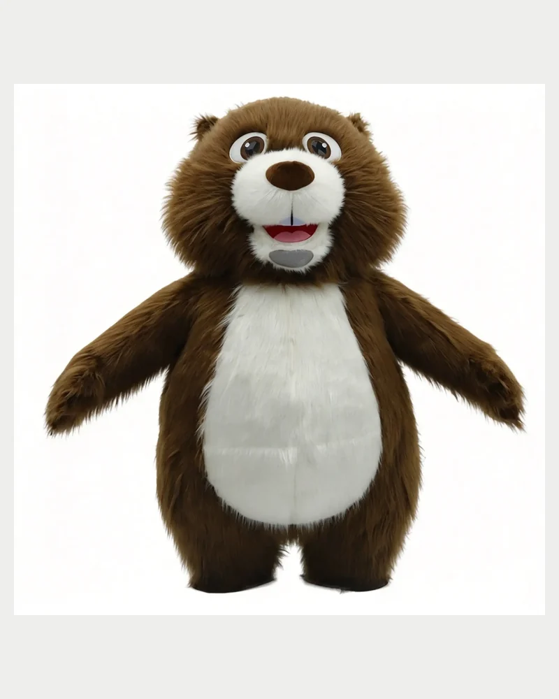 Brown Bear Mascot