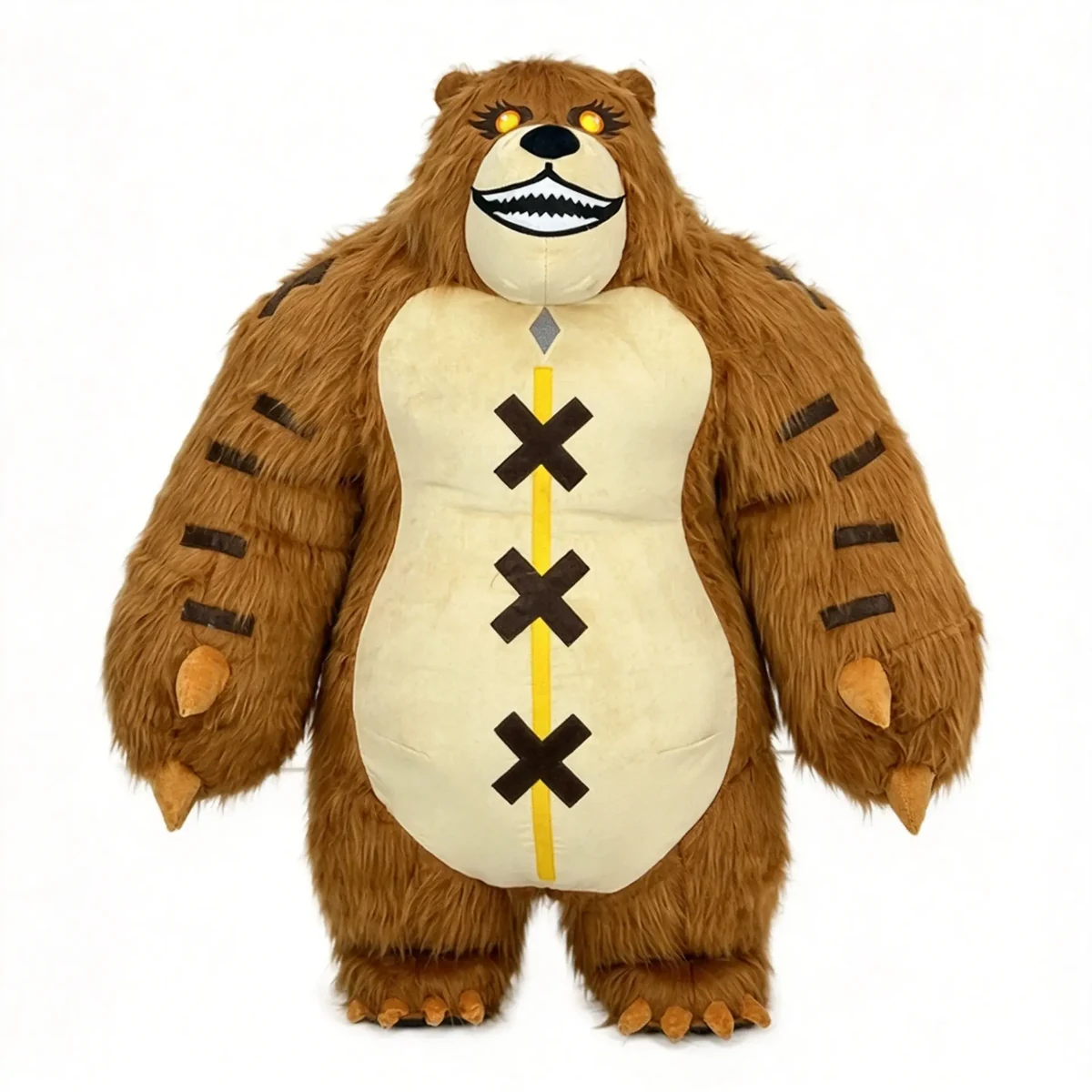 Brown Forest Monster Mascot — inflatable mascot costume, factory photo