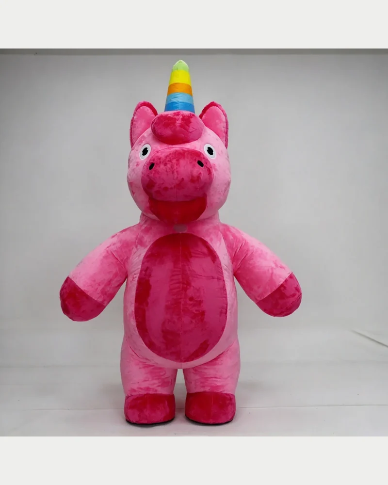 Pink Unicorn Mascot