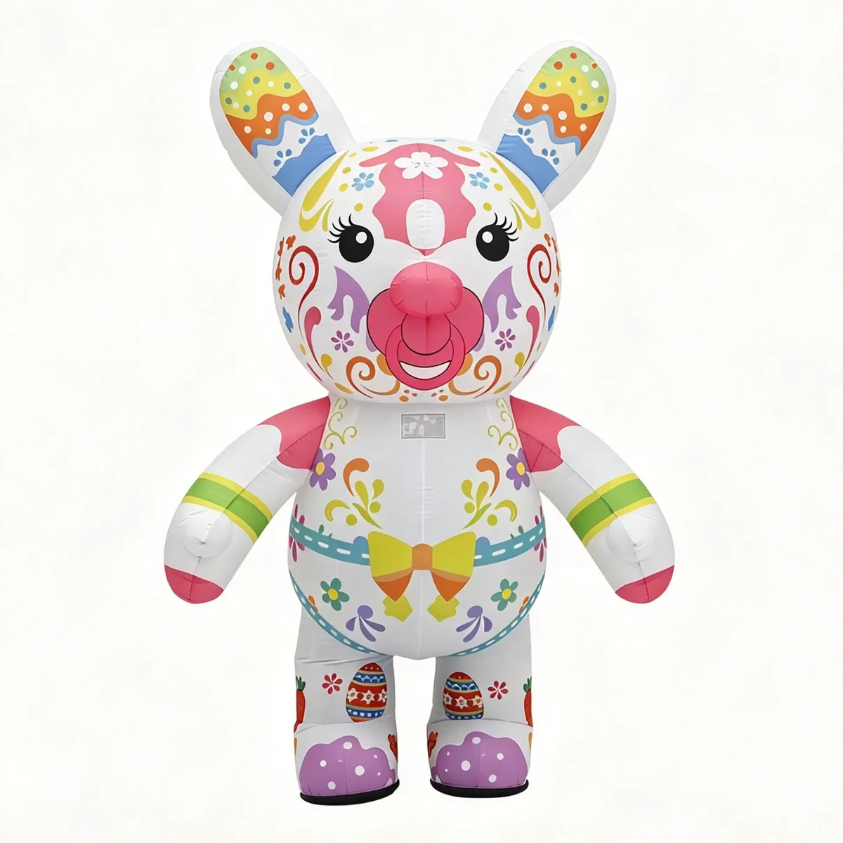 Folk Art Rabbit Mascot — inflatable mascot costume, factory photo