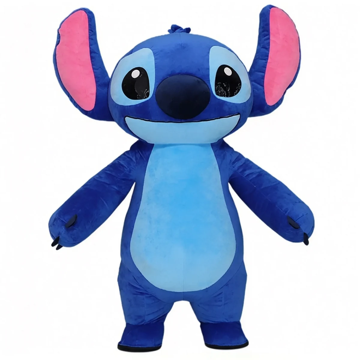 Blue Alien Mascot — inflatable mascot costume, factory photo