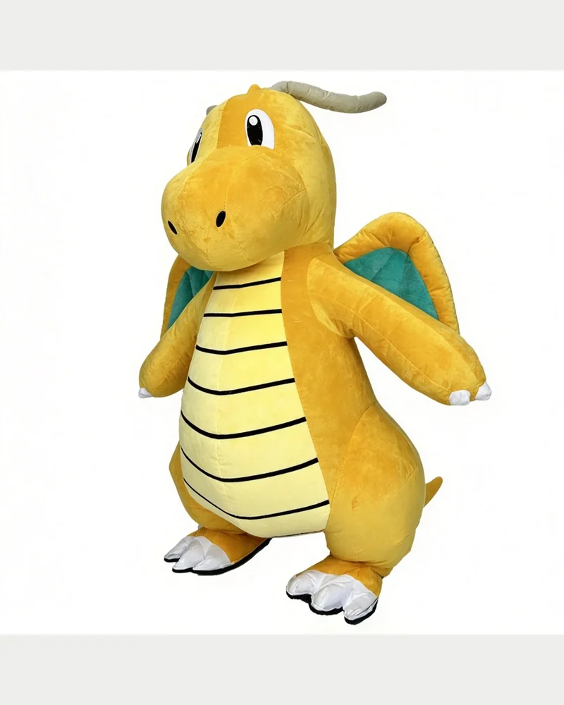 Yellow Winged Dragon Mascot
