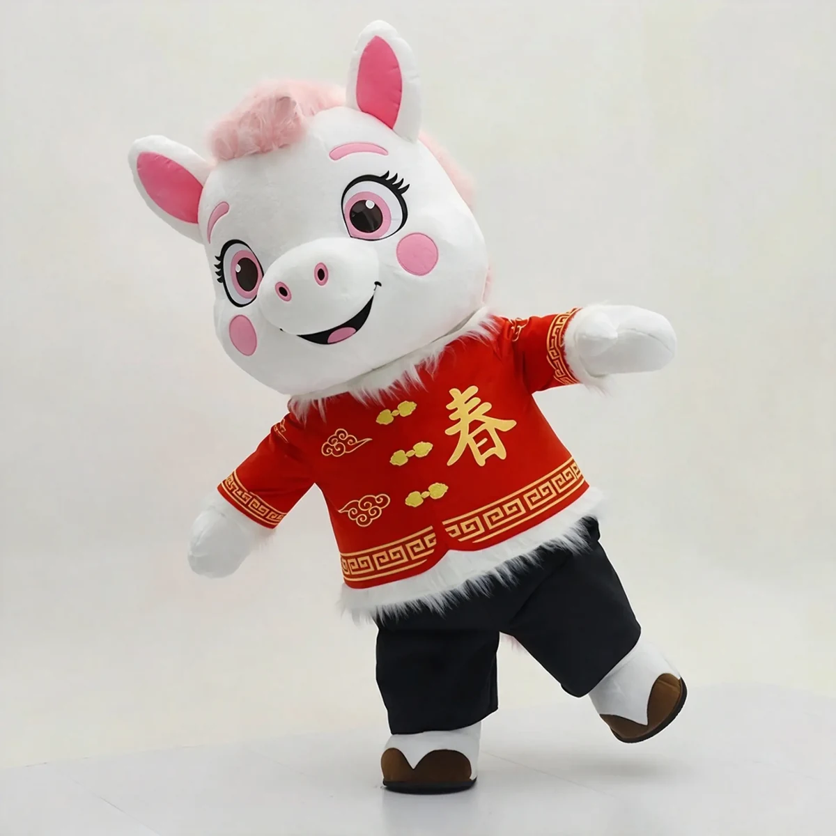 Spring Festival Horse Mascot — inflatable mascot costume, factory photo