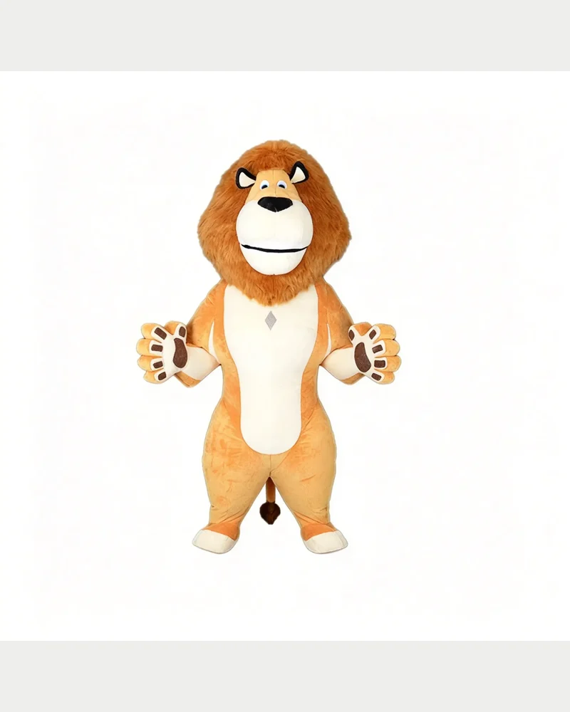 Brown Lion Mascot