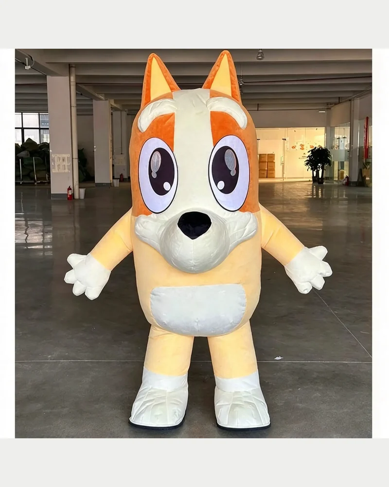 Orange Puppy Mascot