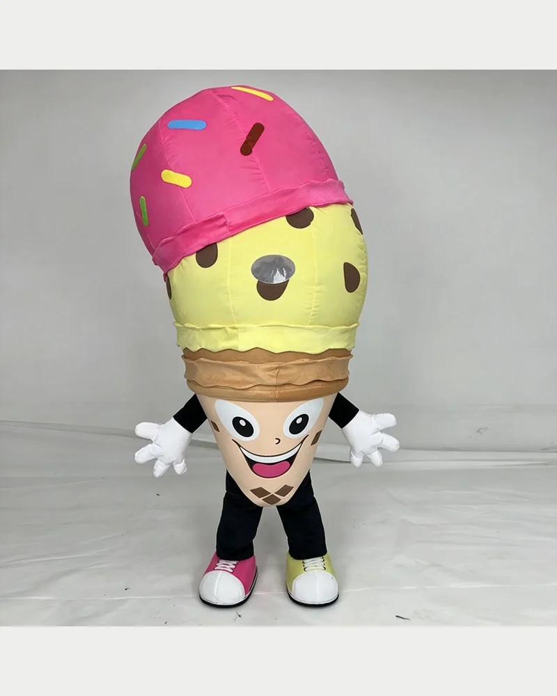 Ice Cream Cone Mascot