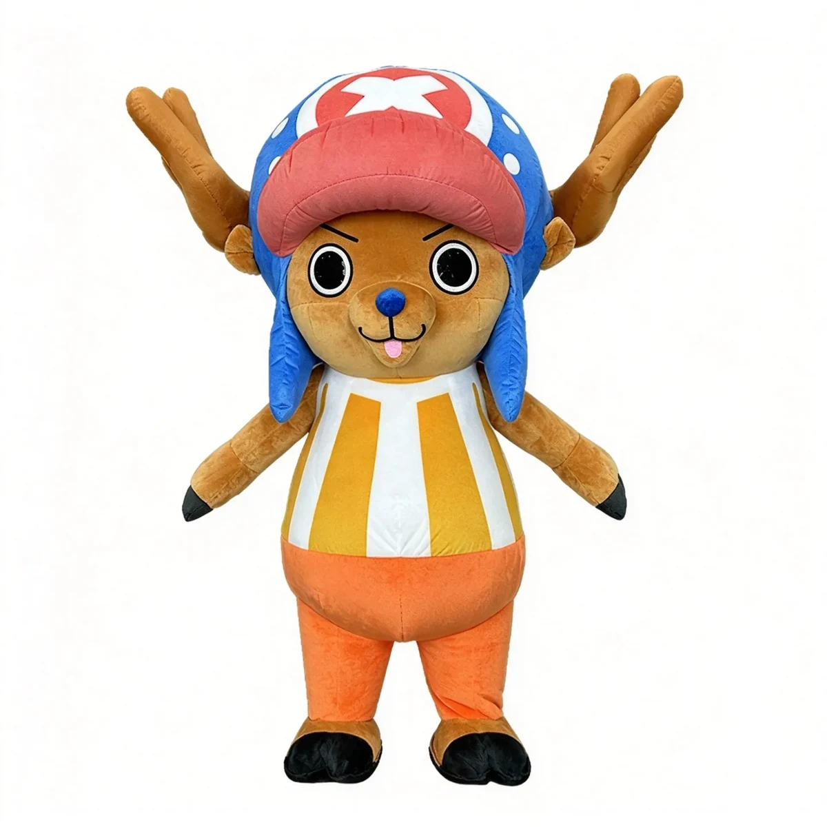 Reindeer Hat Character Mascot — inflatable mascot costume, factory photo