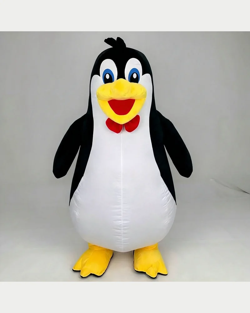 Happy Penguin Mascot