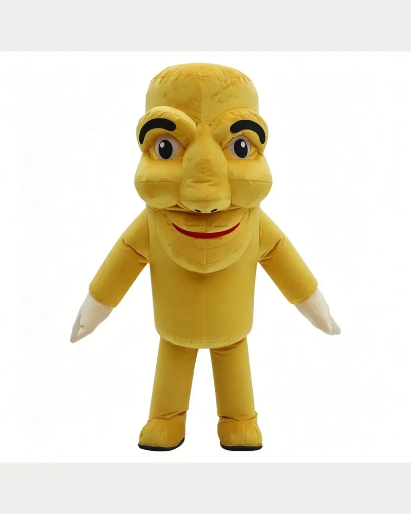 Yellow Big Nose Character Mascot — inflatable mascot costume