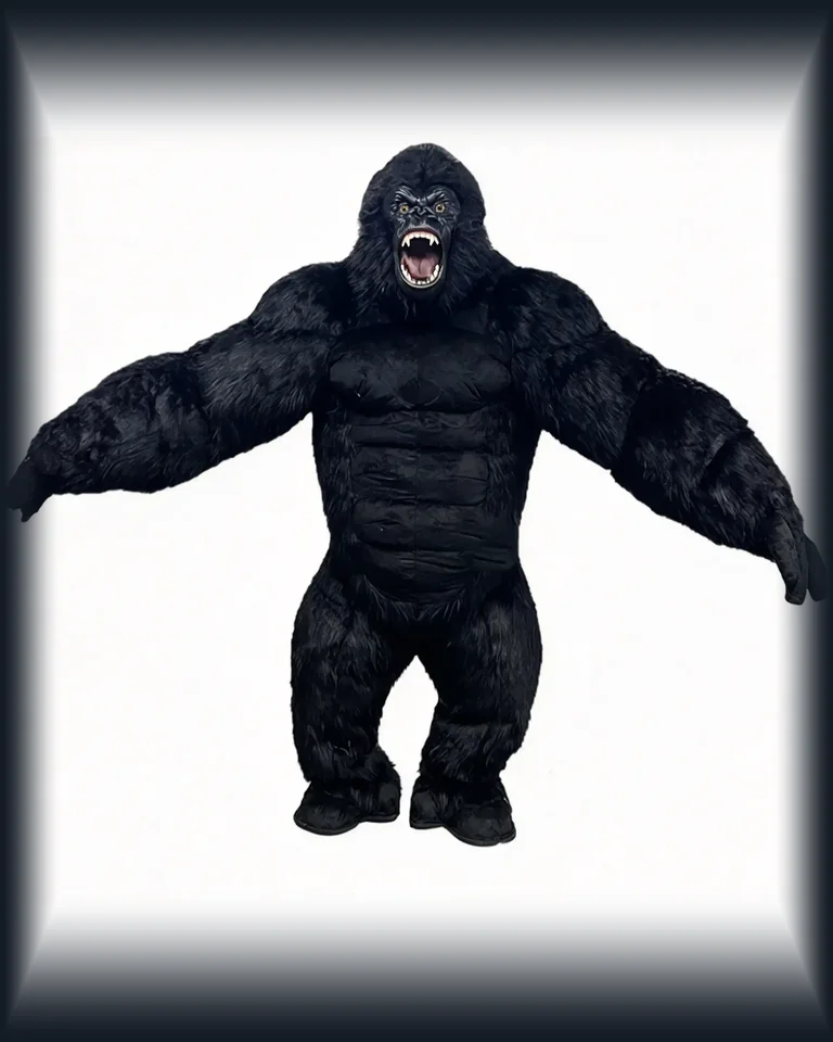 Black Gorilla Mascot