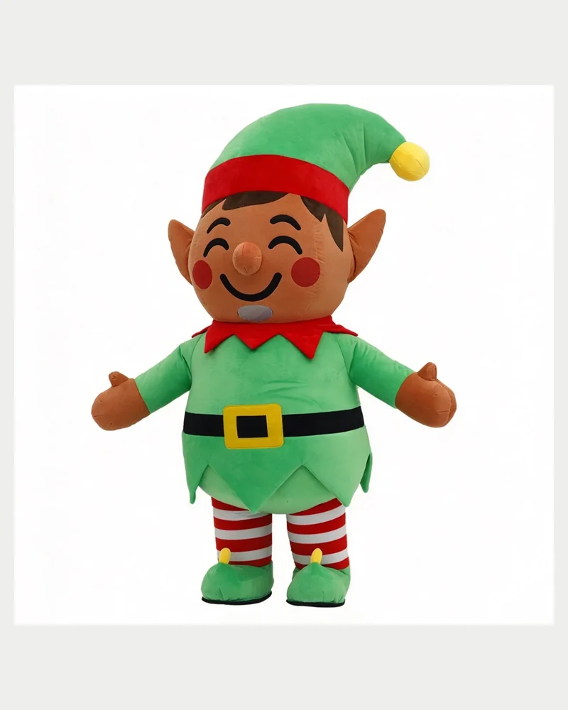 Christmas Elf Boy Mascot
