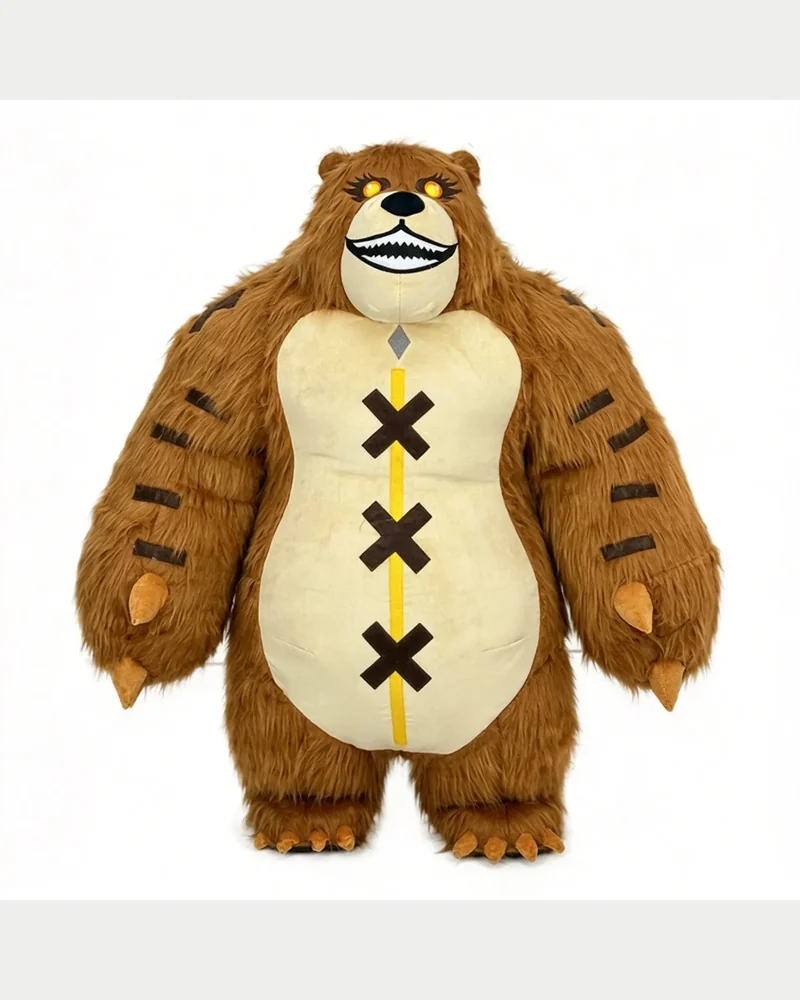 Brown Forest Monster Mascot